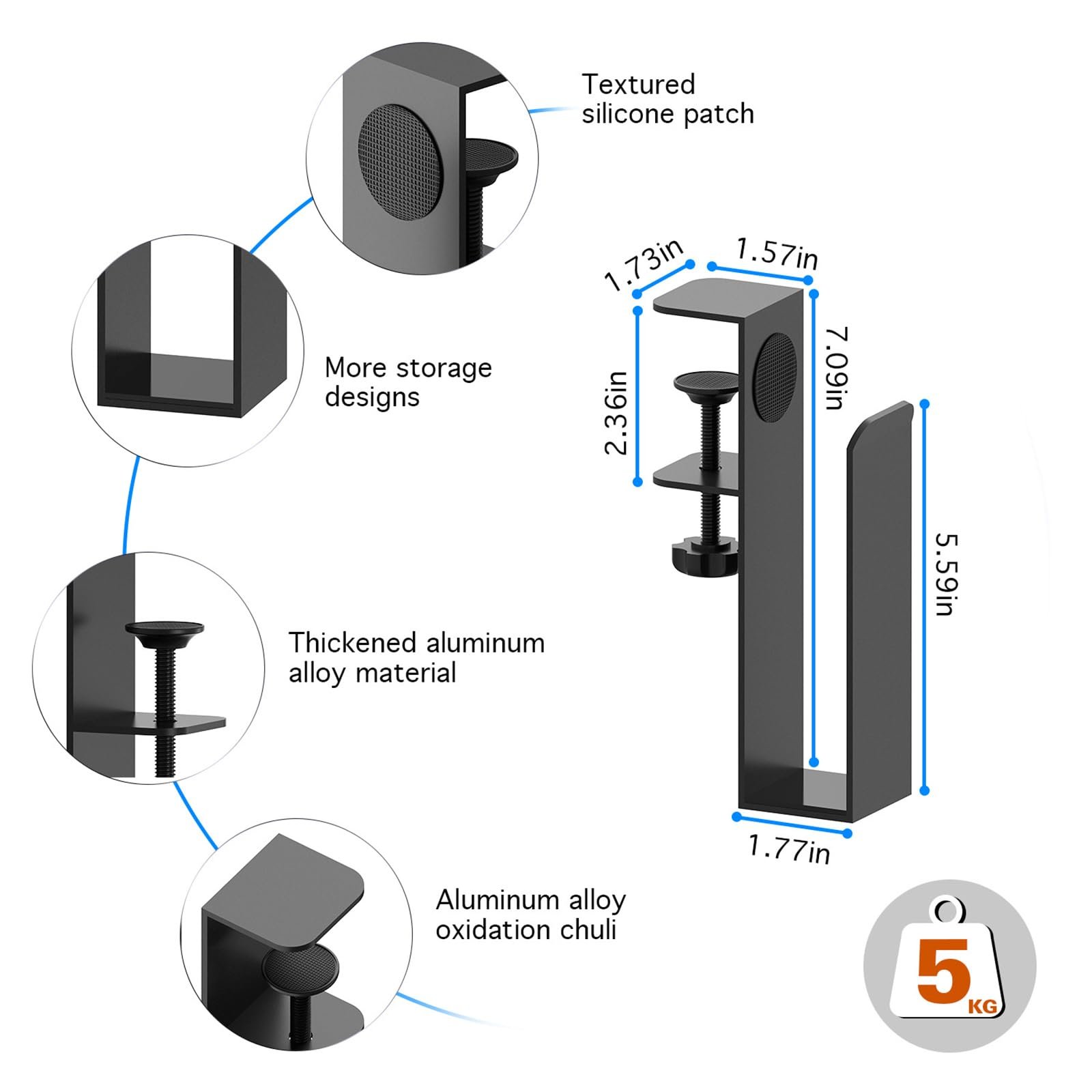 Регулируемая подставка для ноутбука для офисного и домашнего стола, металлический держатель, фото №3 Регулируемая подставка для ноутбука для офисного и домашнего стола, металлический держатель, фото №3
