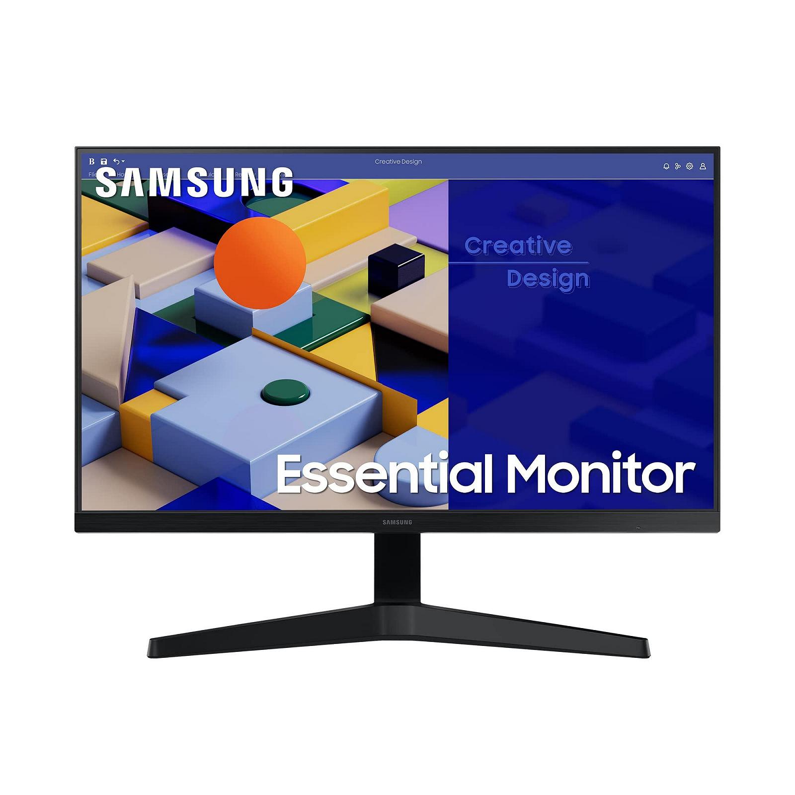 Монітор Samsung Essential S27C314EAU 27 Дюймів IPS Панель Full HD Роздільна здатність Eco Saving Plus AMD FreeSync 5мс Час відгуку 75Hz Частота оновлення Чорний, фото №1