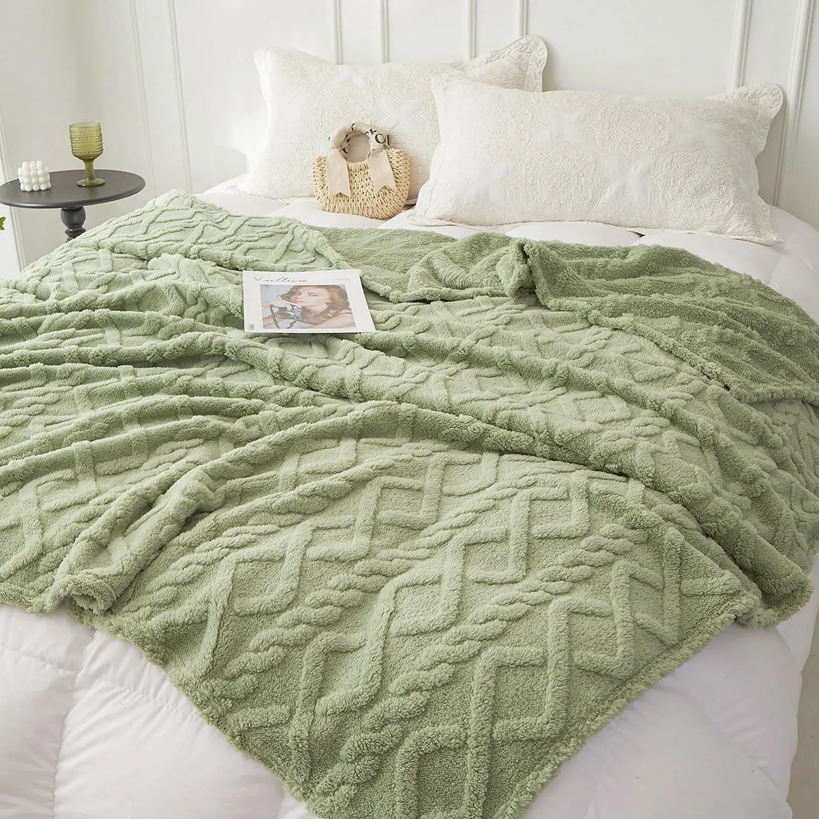 Покривало KEAYOO М'який плед, диванне покривало з надзвичайно м'якої мікрофібри, фото №6 Покривало KEAYOO М'який плед, диванне покривало з надзвичайно м'якої мікрофібри, фото №6