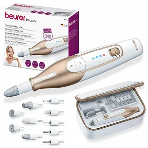Купити Електричний набір для манікюру / педикюру Beurer MP 62 з 10 насадками, LED підсвіткою та сумкою для зберігання - Фото 1 Електричний набір для манікюру / педикюру Beurer MP 62 з 10 насадками, LED підсвіткою та сумкою для зберігання - Фото 1