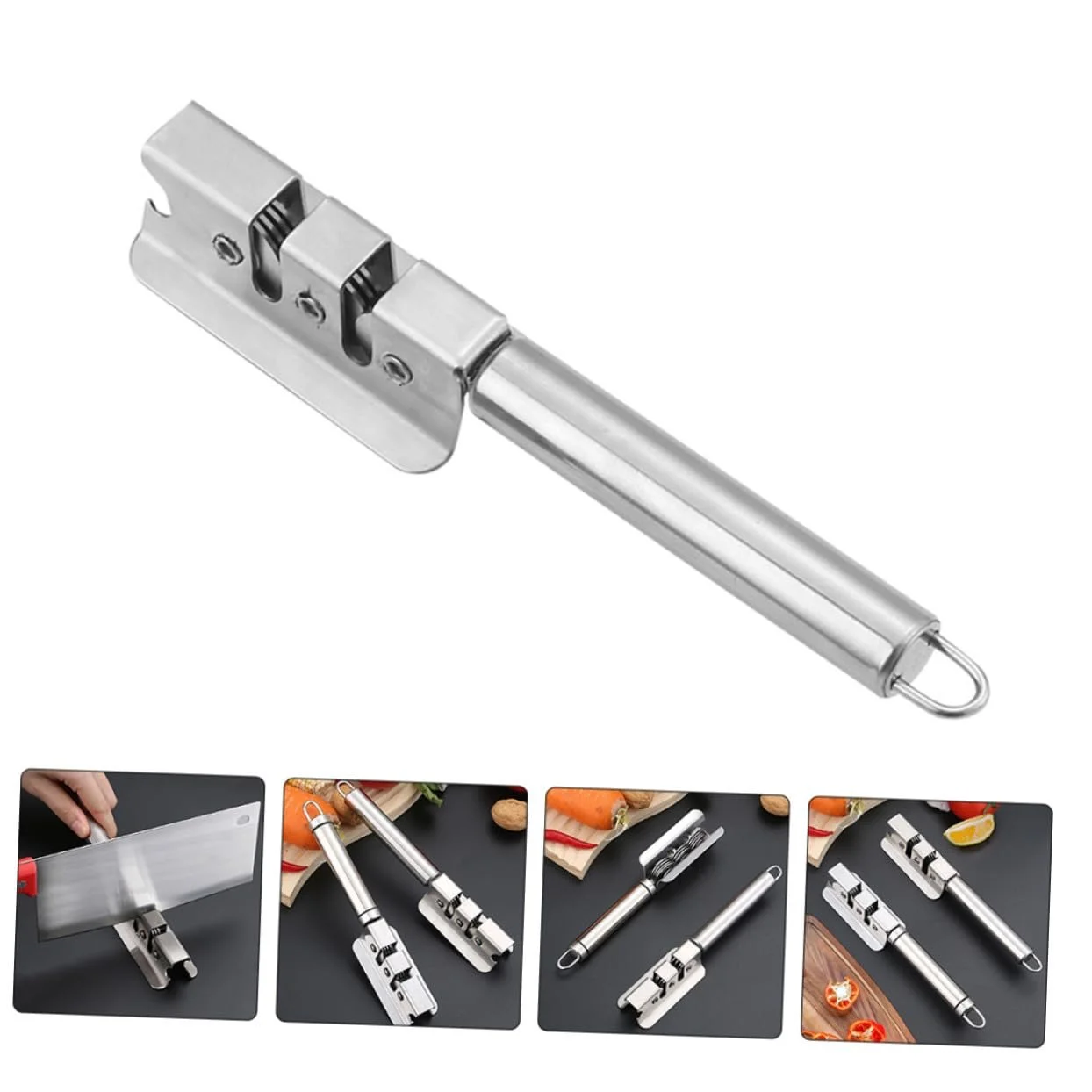 Точило для ножів Cabilock ергономічна з нержавіючої сталі нековзна, фото №3