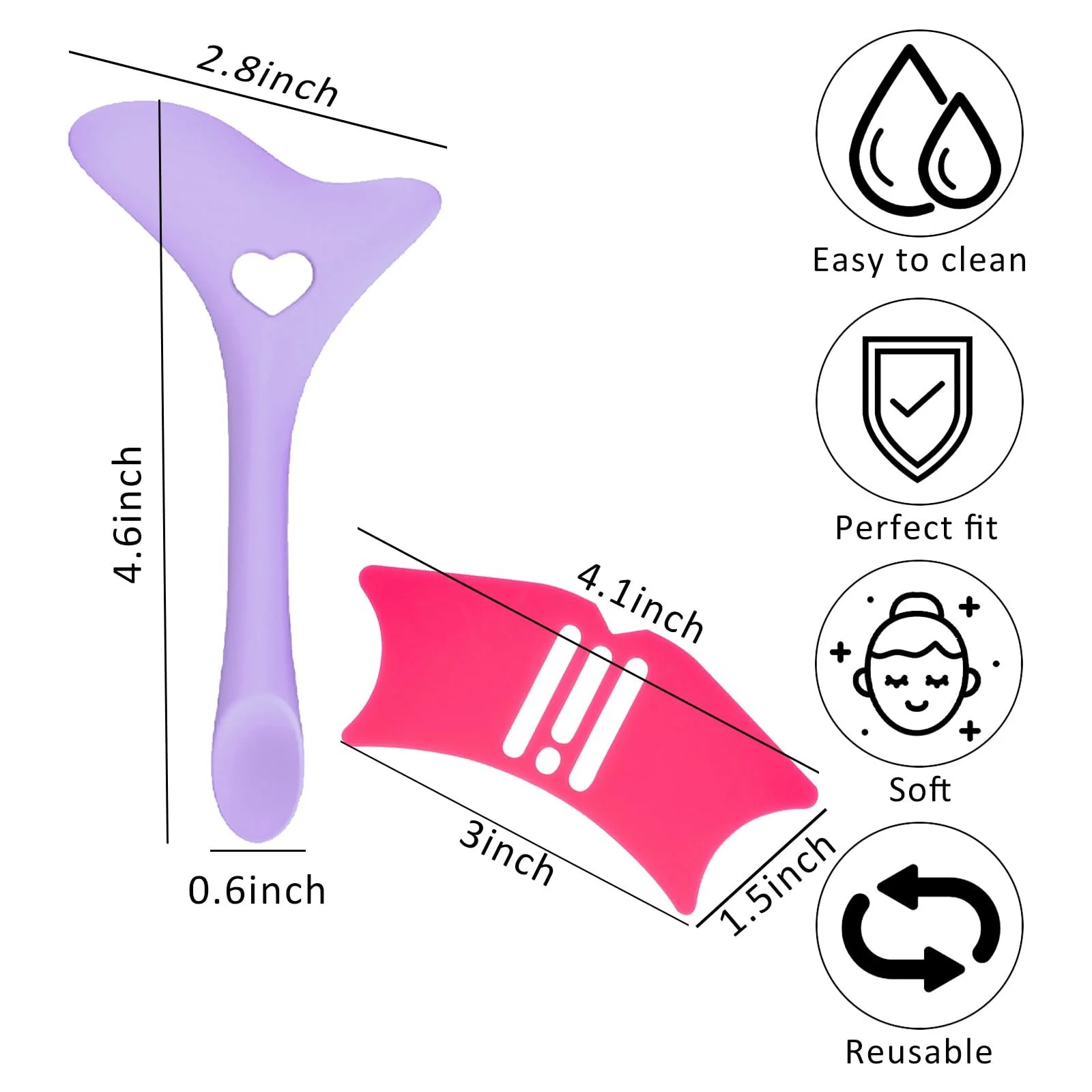 Трафареты для подводки Prreal Силиконовые, фото №4 Трафареты для подводки Prreal Силиконовые, фото №4