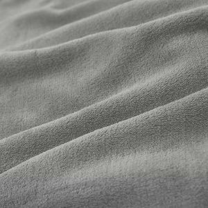 Покривало Lumaland М'яка 220 x 240 см Кораловий фліс Світло-сірий synthetic.ua - Фото 1