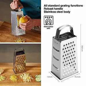 Терка Fiskars Essential 1065589 4-стороння Нержавіюча сталь synthetic.ua - Фото 1