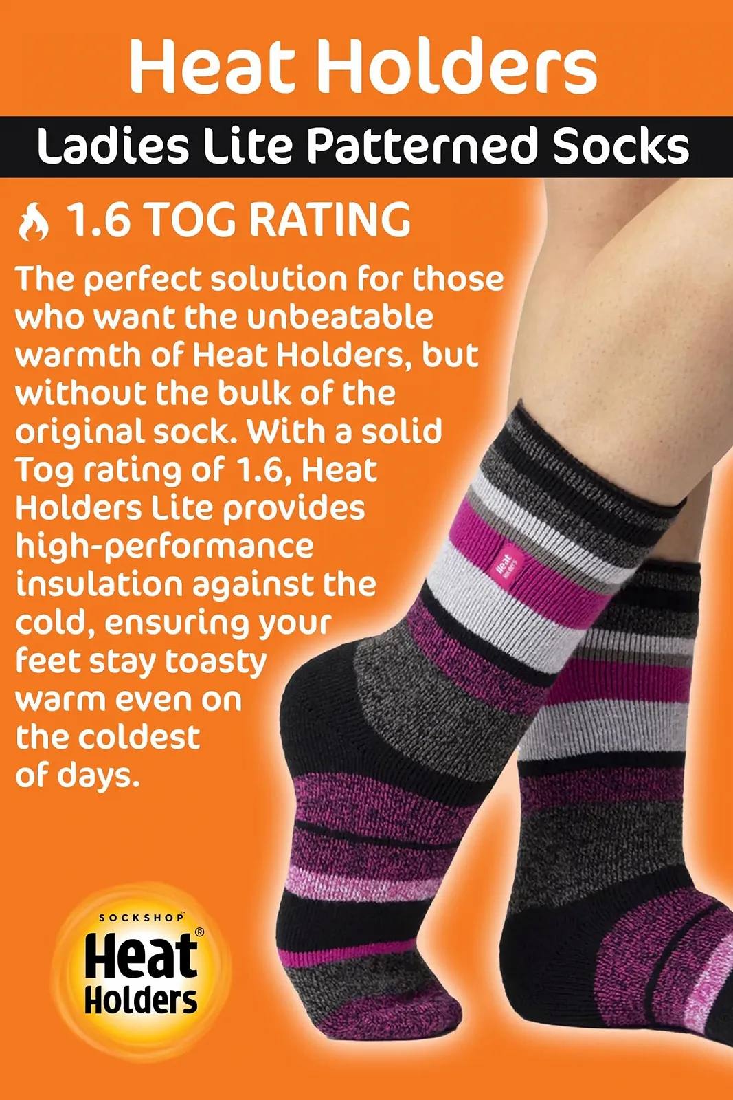 Носки HEAT HOLDERS Lite Женские Теплые Зимние Тонкие Термоноски 37-42 EU, 37-42 Цвет отсутствует, фото №5 Носки HEAT HOLDERS Lite Женские Теплые Зимние Тонкие Термоноски 37-42 EU, 37-42 Цвет отсутствует, фото №5