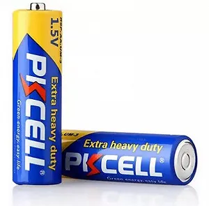 Батарея соляна PKCELL 1.5V AA/R6, 2 штуки в блистері за блистером Q12 - Фото 1