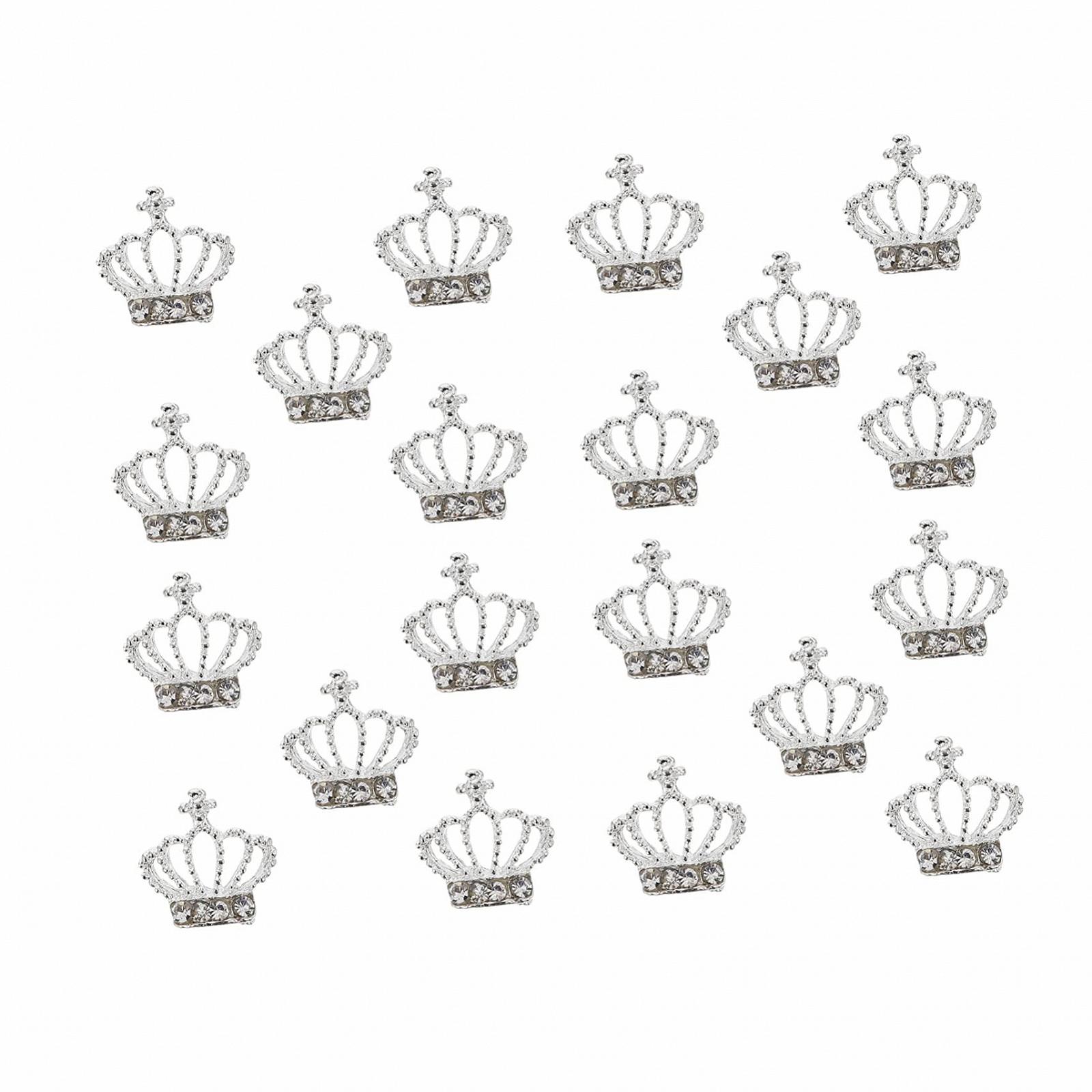 Стразы для ногтей Crown 30 шт. для дизайна ногтей, фото №1