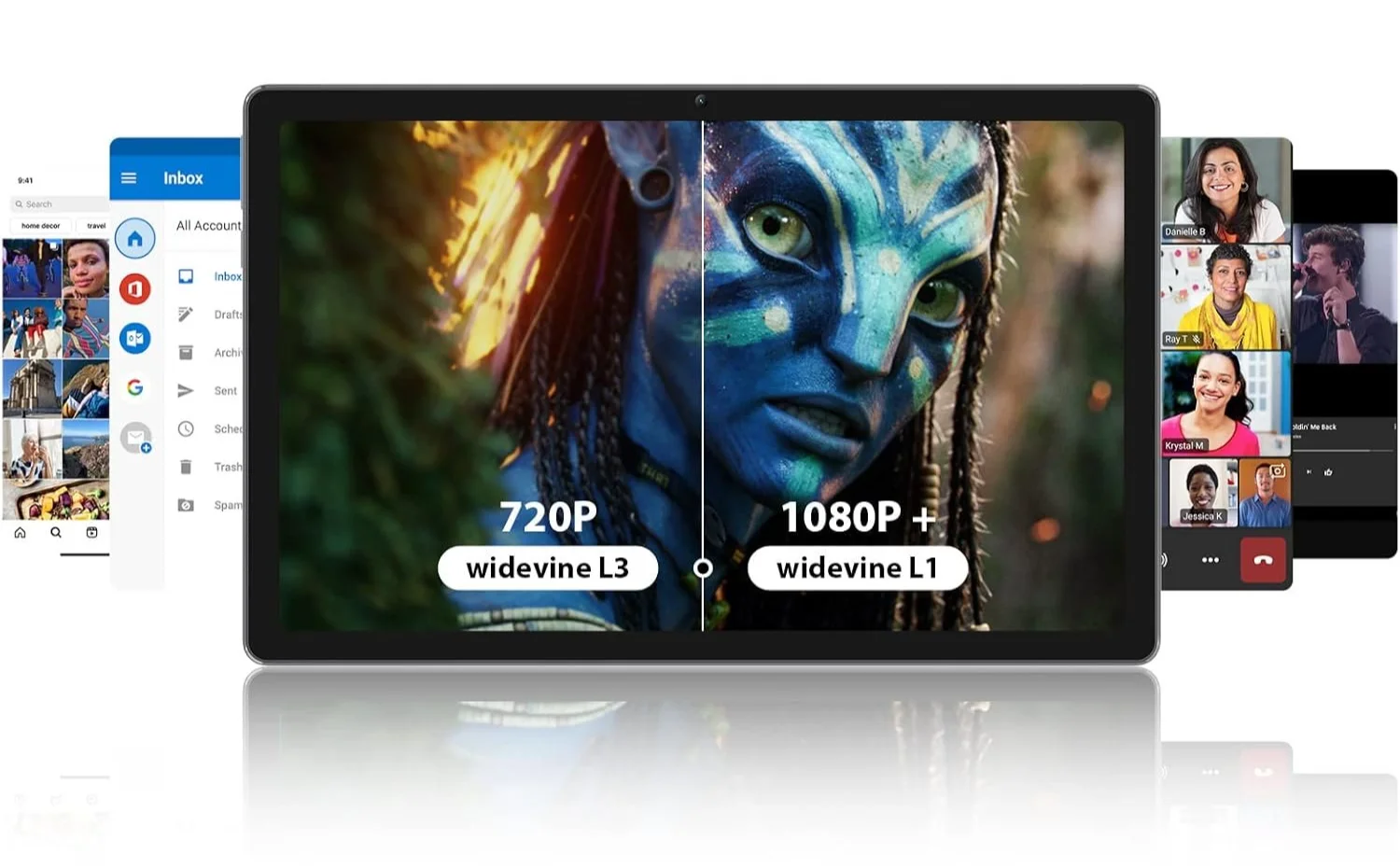 Планшет 10.4" Full HD Blackview Tab 11 8/128Gb 4G 2-SIM 8 ядер Android 11 6580 mAh Сірий, фото №4