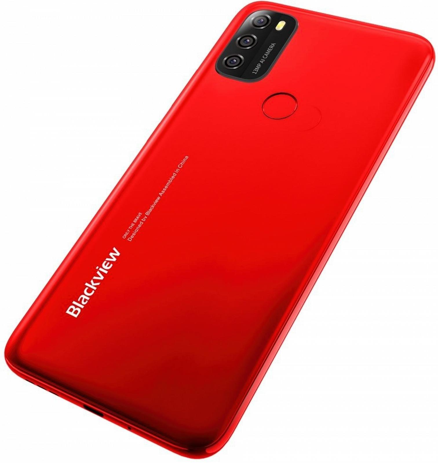 Смартфон 6.5" Blackview A70E 3/32Gb 4G 2-SIM 13/5Мп 8 ядер Android 11 Garnet Red, фото №6