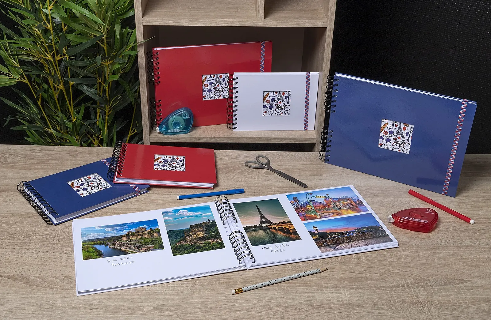 Фотоальбом спиральный Exacompta FRENCH'CLASS 15133E 150 фотографий 50 белых страниц 32 x 22 см Красный, фото №7 Фотоальбом спиральный Exacompta FRENCH'CLASS 15133E 150 фотографий 50 белых страниц 32 x 22 см Красный, фото №7