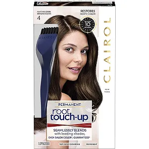 Фарба для волосся Clairol Nice'n Easy Root Touch-Up Темно-коричневий 4 - Фото 1