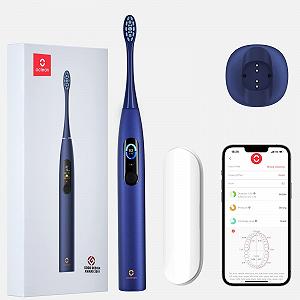 Електрична зубна щітка Oclean X Pro Синій + Дорожній чохол для електричної зубної щітки Oclean BB01 - Фото 1