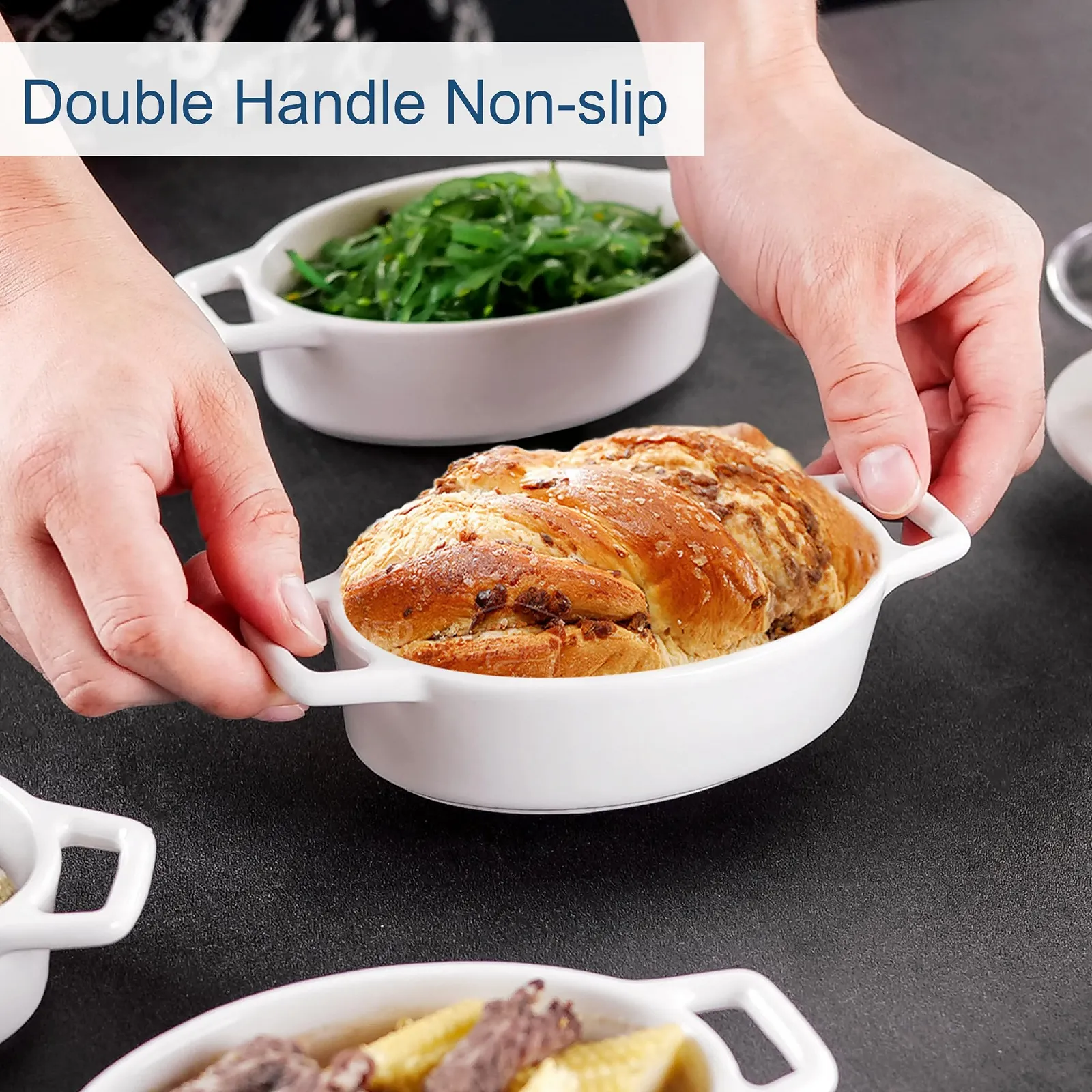 Форма для запікання Lovecasa порцелянова штабельована з ручками порційна, фото №6