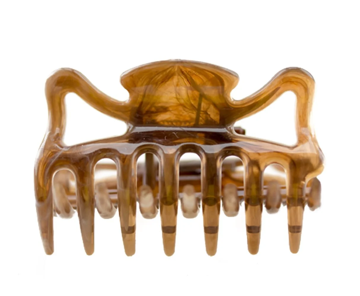 Заколка для волосся Welovebeads 6 см коричневого кольору, фото №1