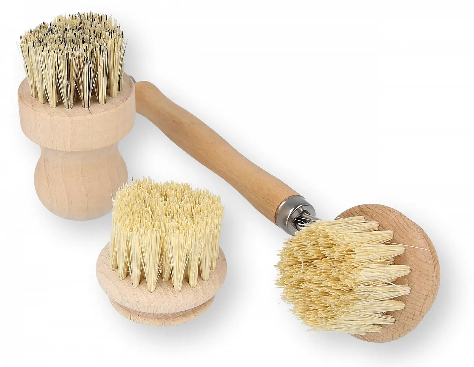 Набір щіток для овочів та фруктів Lantelme 4 шт. Sisal Wooden Handle Natural Bristles, фото №3 Набір щіток для овочів та фруктів Lantelme 4 шт. Sisal Wooden Handle Natural Bristles, фото №3