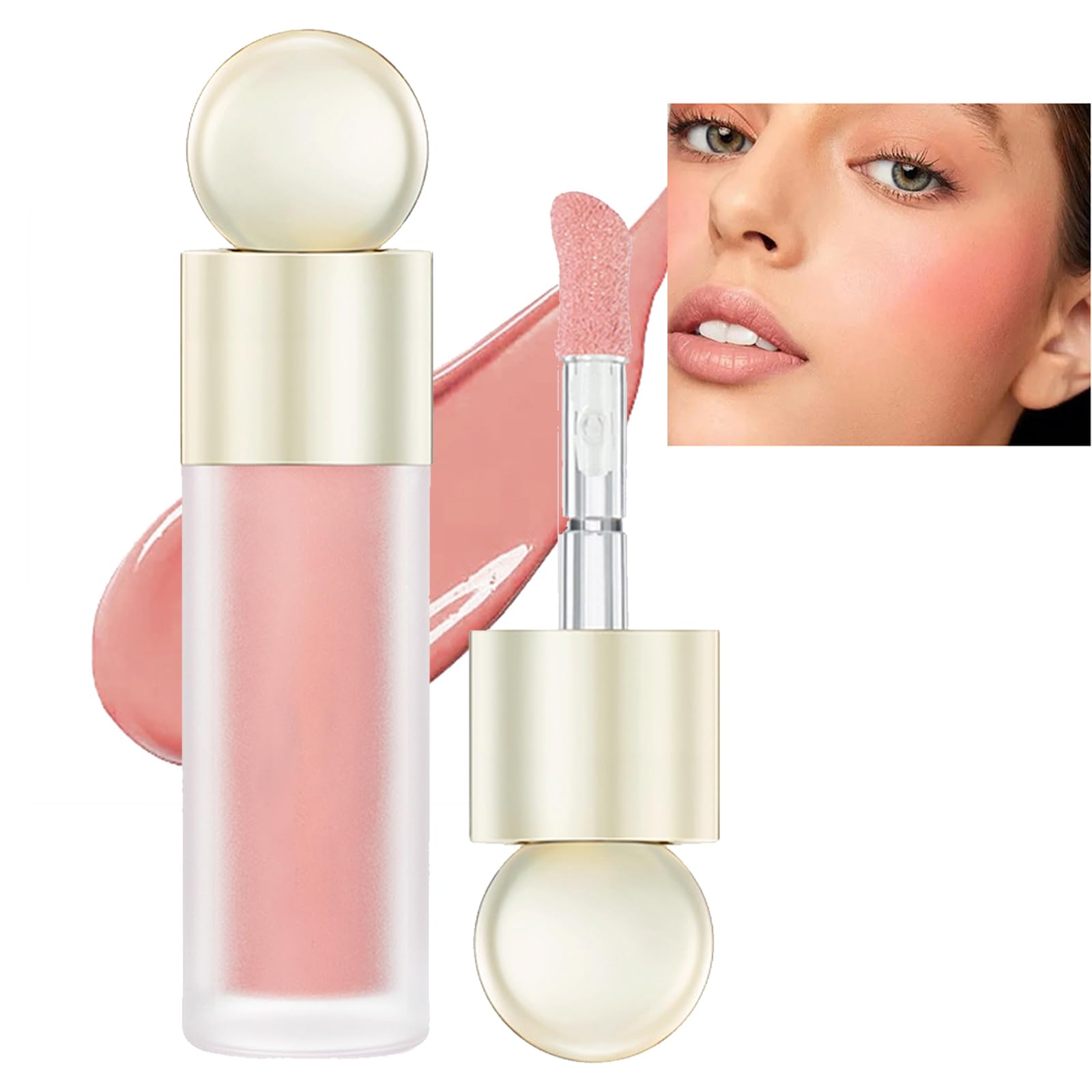 Румяна EONFAVE Liquid Velvety Waterproof Blush Stick, фото №1
