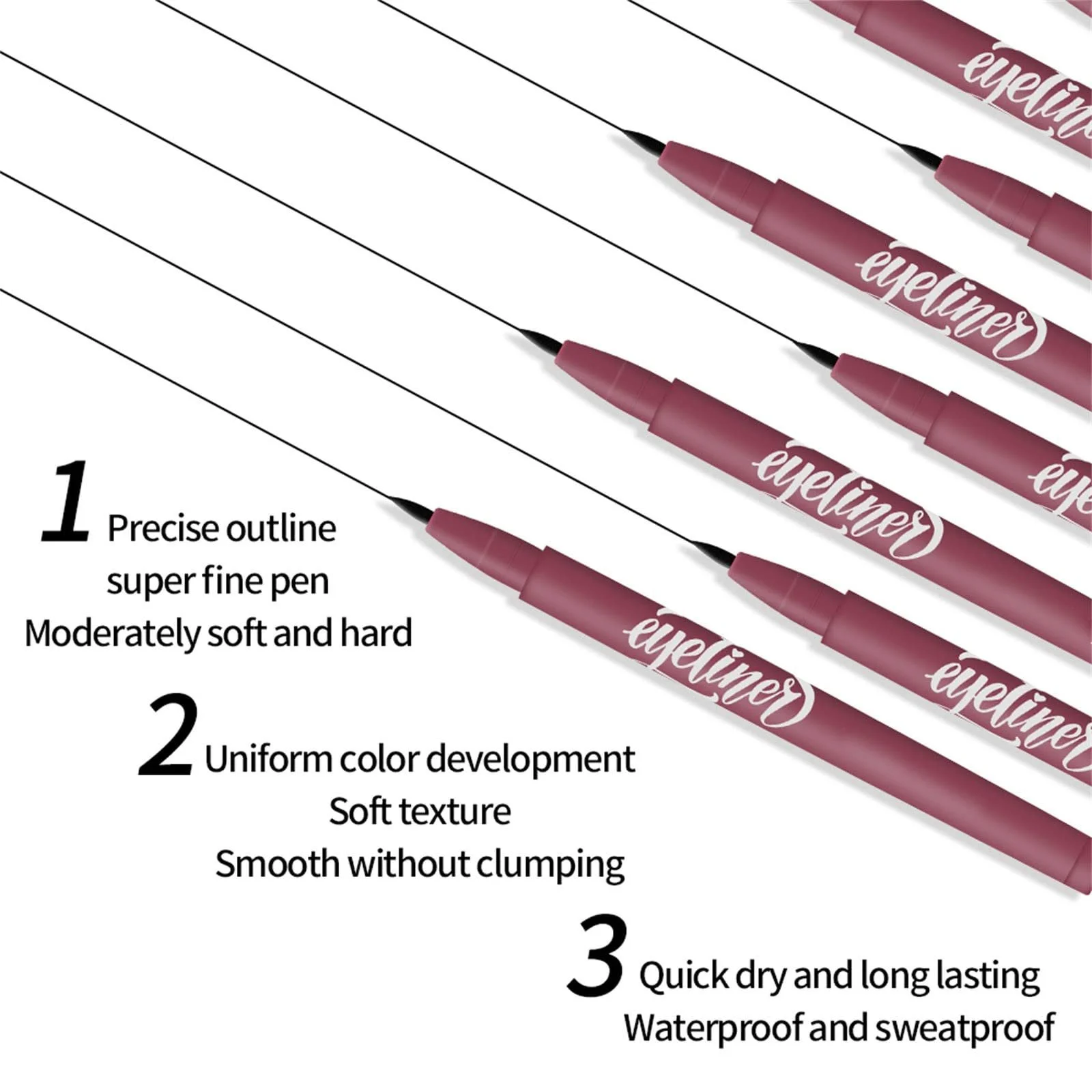 Жидкая Подводка для глаз 2 мл,), фото №5