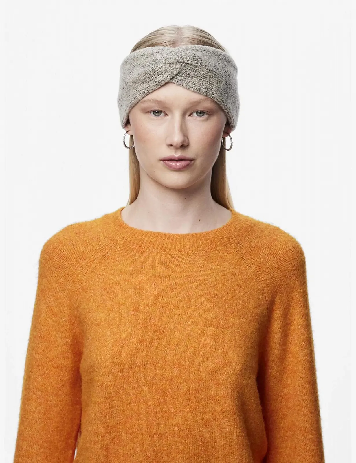 Пов'язка на голову PIECES Pcpyron Noos BC, moonbeam, фото №3