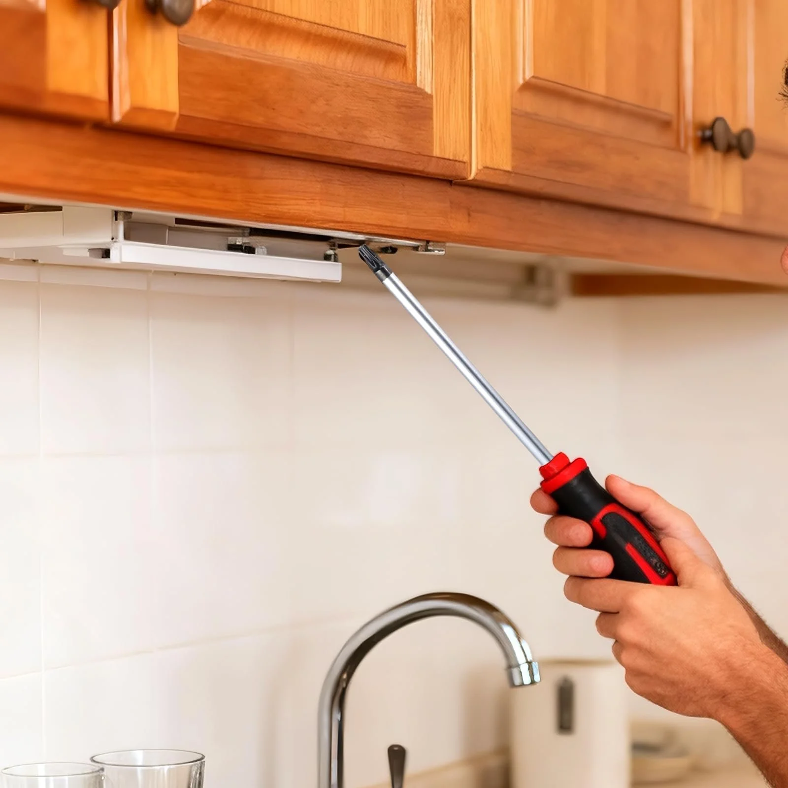 Набір викруток Torx довгих 5 предметів 410 x 6 мм Червоний/Чорний, фото №7