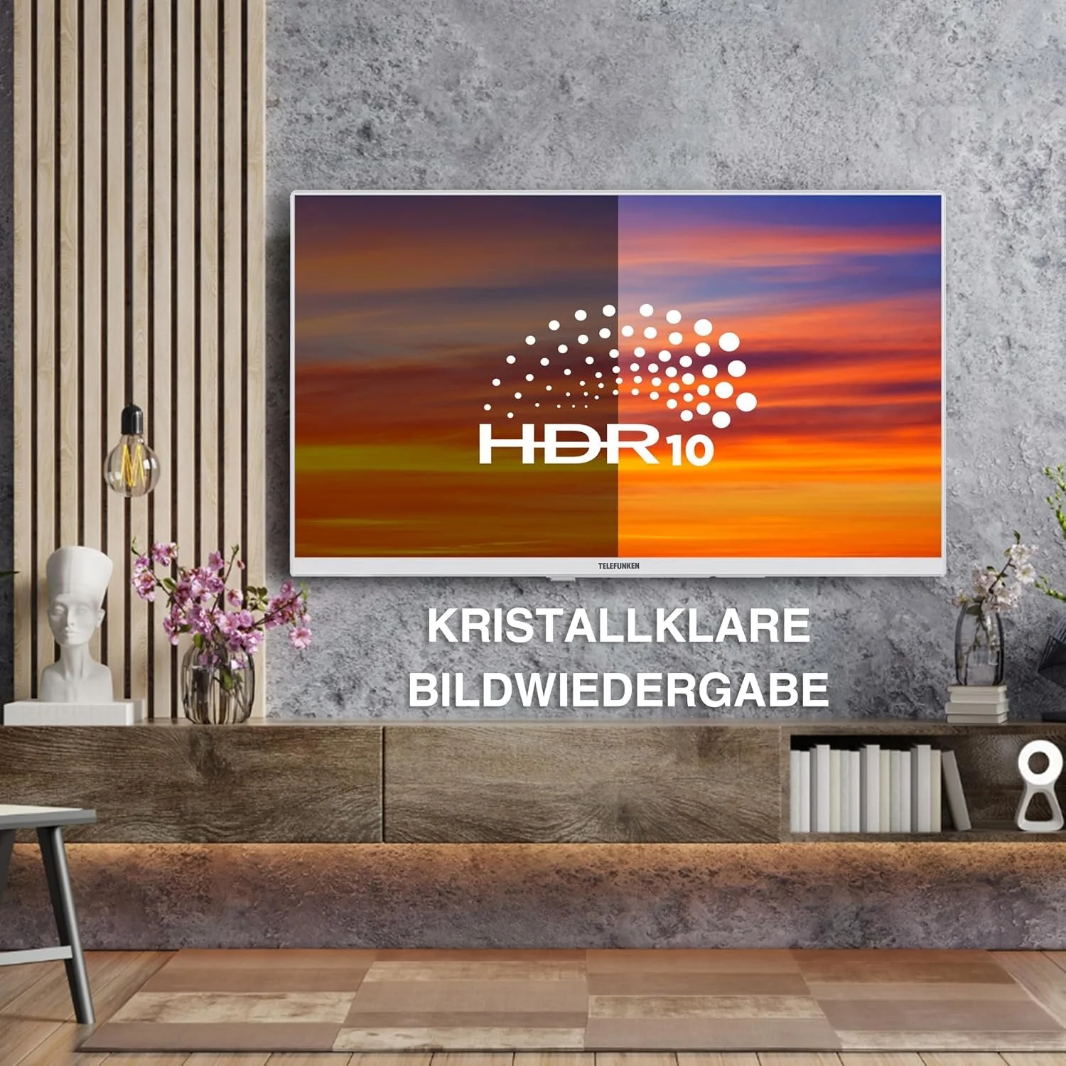 Телевізор 32" Telefunken XF32TO75S-W / Full HD / 50 Гц / LCD / Smart TV / Wi-Fi / Bluetooth / T2, фото №4