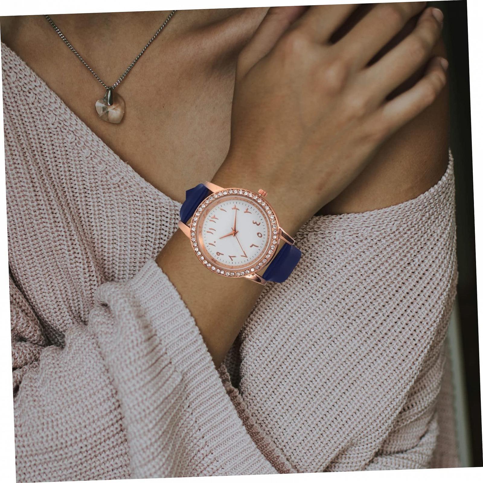 Женские наручные часы LIFKOME, синий ремешок из искусственной кожи, украшенный стразами, фото №5 Женские наручные часы LIFKOME, синий ремешок из искусственной кожи, украшенный стразами, фото №5