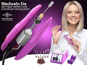 Электрический набор для ухода за ногтями с фрезером synthetic.ua - Фото 1