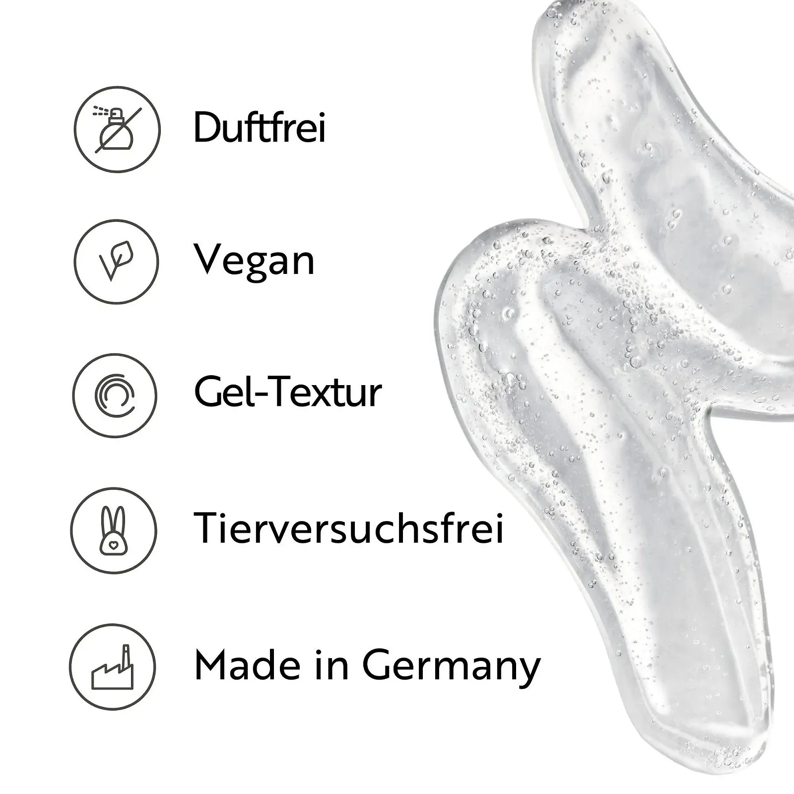 Гель для умывания M. Asam Aqua Intense Hyaluronic, 200 мл Нежное очищение лица с увлажняющим эффектом, удаляет макияж и загрязнения, без отдушек, веганский, уход за кожей любого типа, фото №5 Гель для умывания M. Asam Aqua Intense Hyaluronic, 200 мл Нежное очищение лица с увлажняющим эффектом, удаляет макияж и загрязнения, без отдушек, веганский, уход за кожей любого типа, фото №5