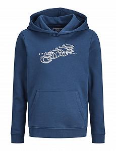 Худи JACK & JONES Jcofusion Branding Sweat Hood Jnr - Фото 1