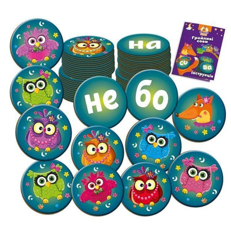 Настольная игра VLADI TOYS Грайливі сови Бачу укр (VT8033-04), фото №2