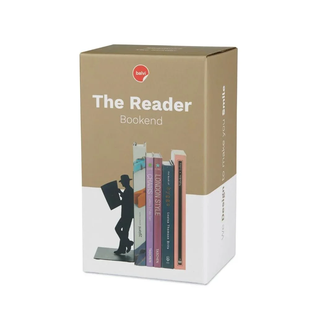 Держатель для книг Balvi The Reader Черный, Металл, фото №3