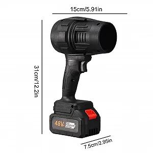 Акумуляторний повітродувка  5.9 x 12.2 x 2.95 дюймів 200 Mph synthetic.ua - Фото 1