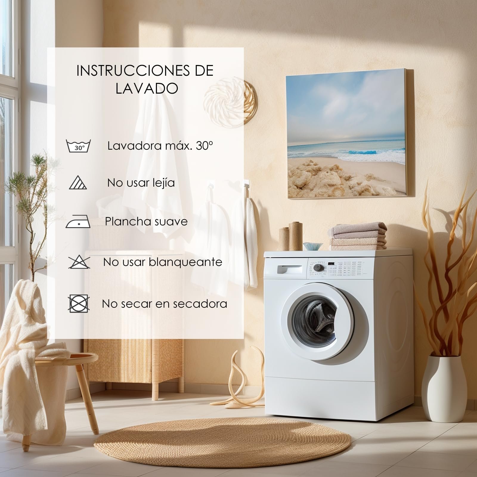 Покривало GAMUSI Багатоцільове для ліжка, дивана М'яка бавовна Геометричний 180 x 140 см Натуральний, фото №6 Покривало GAMUSI Багатоцільове для ліжка, дивана М'яка бавовна Геометричний 180 x 140 см Натуральний, фото №6