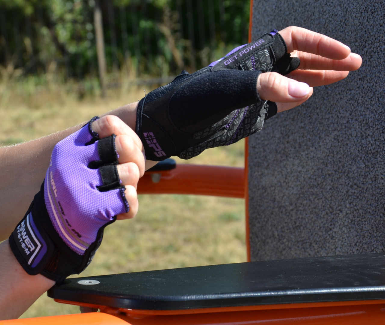 Рукавички для фітнесу Power System PS-2920 Fit Girl Evo Purple S, фото №9