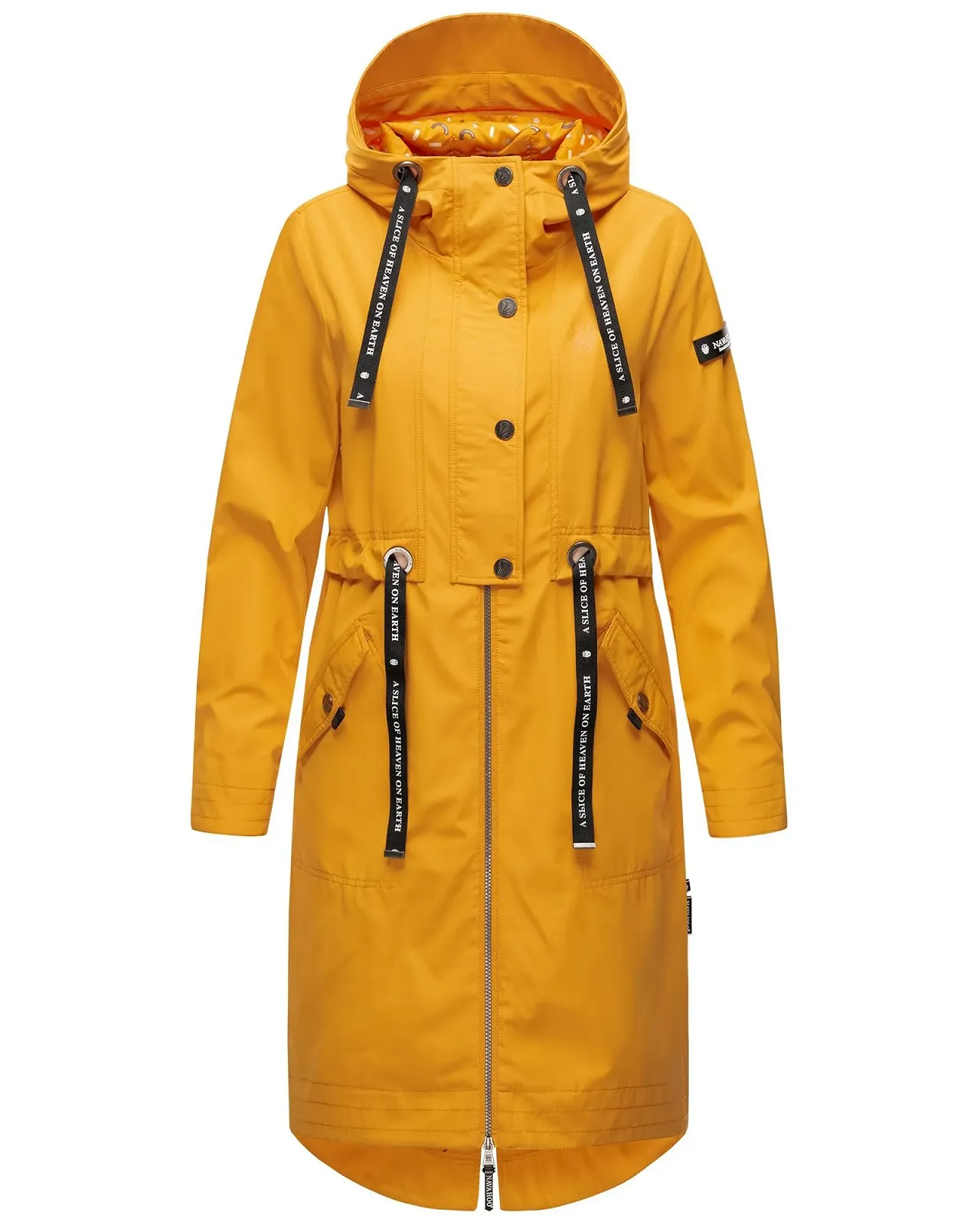 Перехідна парка Navahoo Josinaa Жіноча Легка Куртка Довге Пальто Тренч з Капюшоном, фото №2 Перехідна парка Navahoo Josinaa Жіноча Легка Куртка Довге Пальто Тренч з Капюшоном, фото №2