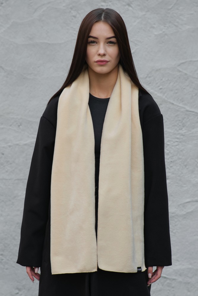 Флісовий шарф Without long beige, фото №6