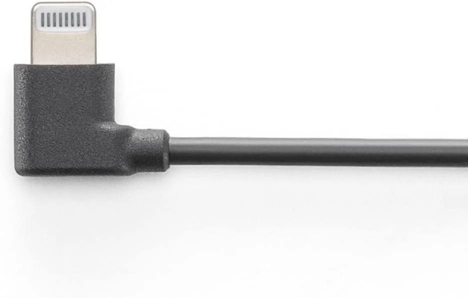 Кабель DJI для заряджання телефону та запису аудіо (USB-C на Lightning) Чорний, фото №4