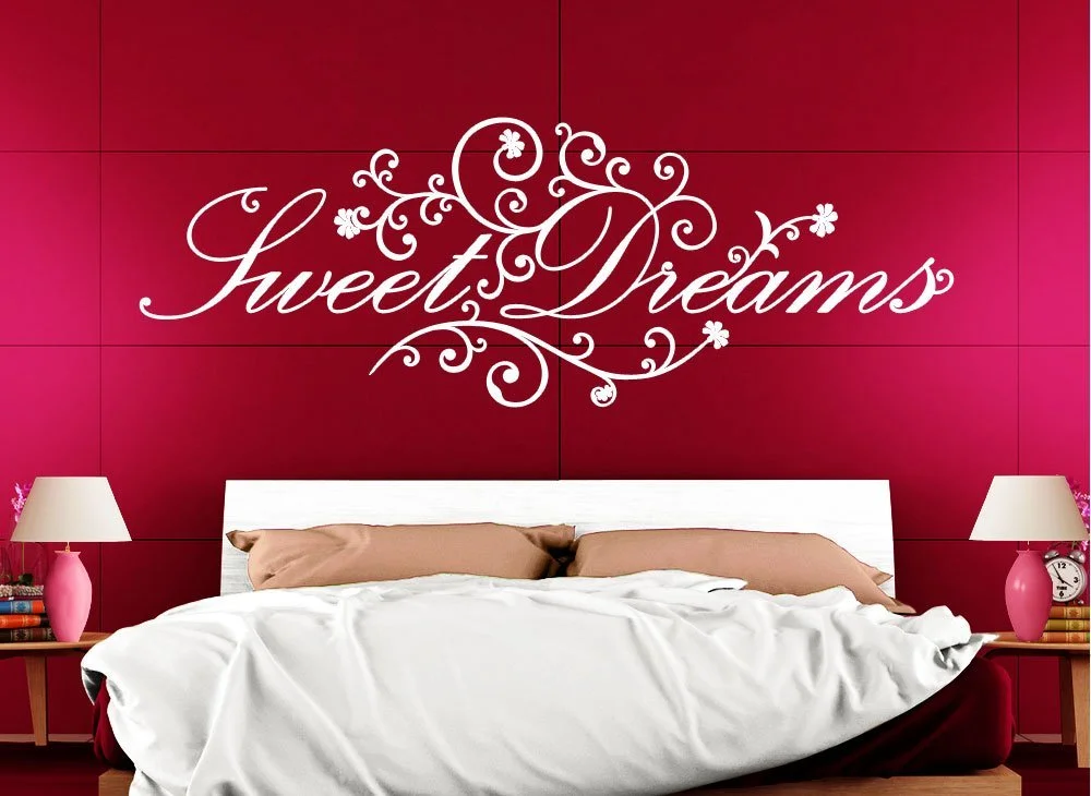 Наклейка на стену Grandora W718 Sweet Dreams 160 x 58 см Черная, фото №2