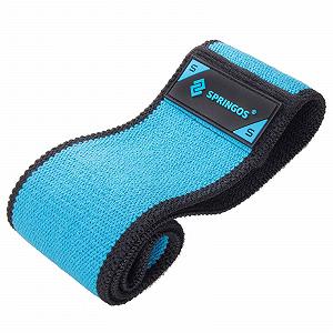 Резинка для фитнеса и спорта тканевая Springos Hip Band голубой Size S FA0109 SKL41-250634 (193416) Резинка для фитнеса и спорта тканевая Springos Hip Band голубой Size S FA0109 SKL41-250634 (193416)