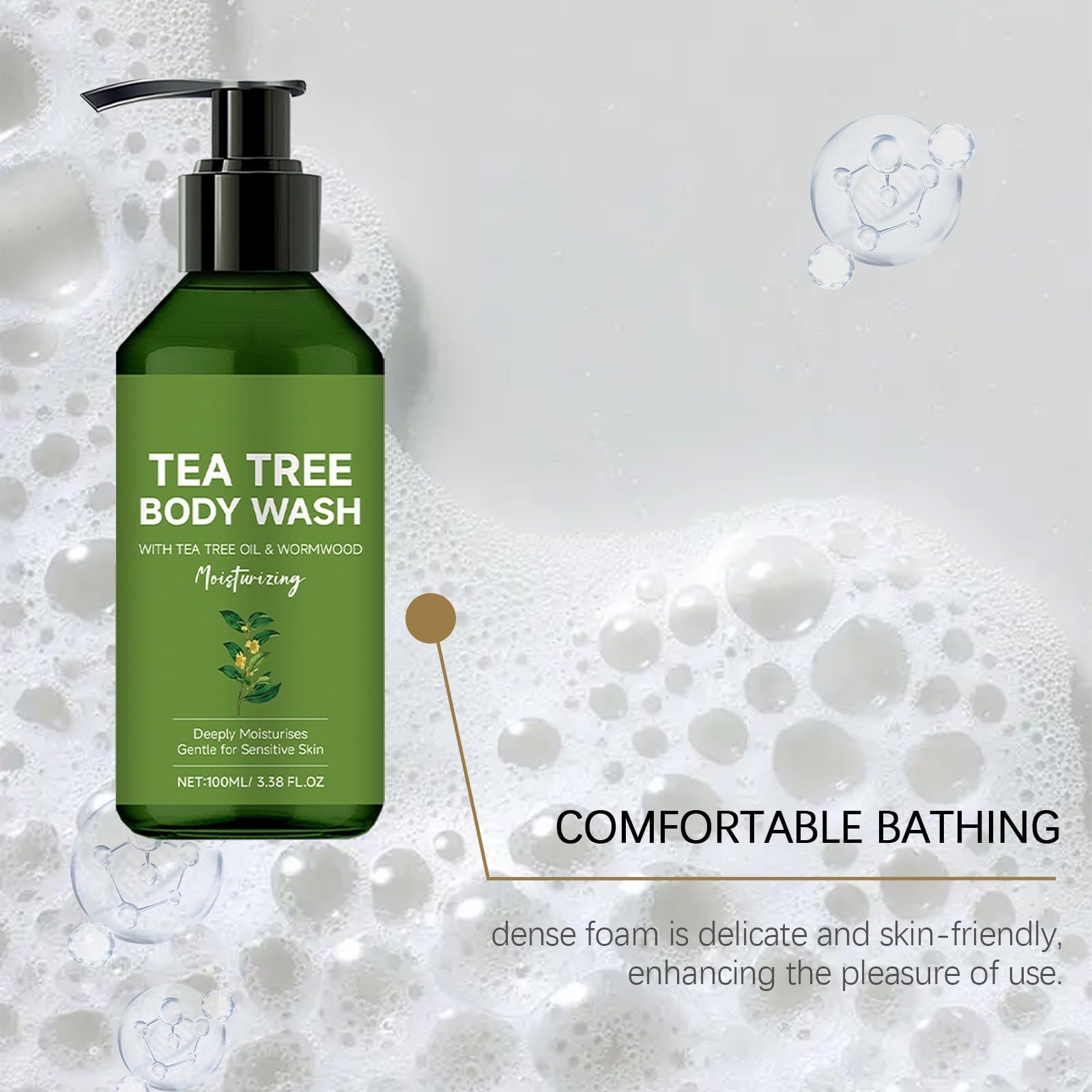 Гель для душу Tea Tree Oil зволожуючий 2 шт., фото №5 Гель для душу Tea Tree Oil зволожуючий 2 шт., фото №5