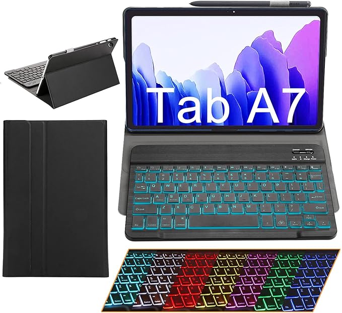 Клавіатура-чохол GUVAGI для планшета Galaxy A7 10.5" Black , фото №1