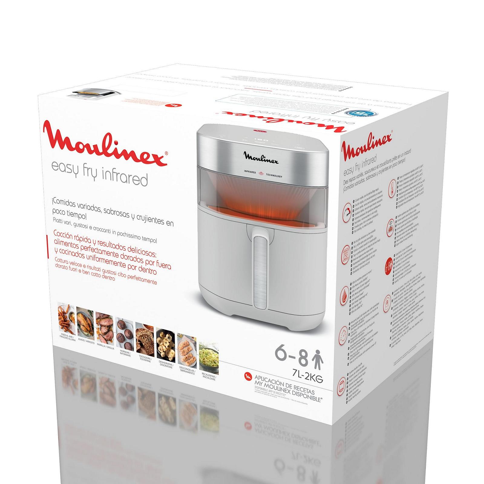 Мультипіч Moulinex Easy Fry Infrared EZ831G 7 л інфрачервона технологія 8 режимів з оглядовим вікном, фото №10 Мультипіч Moulinex Easy Fry Infrared EZ831G 7 л інфрачервона технологія 8 режимів з оглядовим вікном, фото №10
