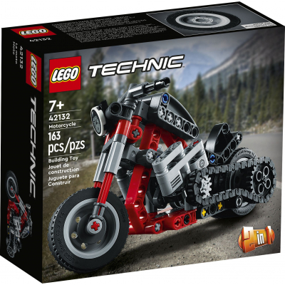 Конструктор LEGO Technic Мотоцикл 163 детали 42132, фото №1
