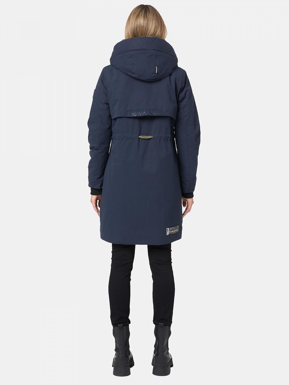 Куртка Navahoo Snowelf Жіноча Довга Тепла Зимова стьобана з капюшоном та магнітними елементами, фото №6 Куртка Navahoo Snowelf Жіноча Довга Тепла Зимова стьобана з капюшоном та магнітними елементами, фото №6