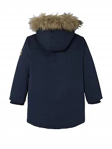 Куртка-парка Vertbaudet з переробленого поліестеру на підкладці шерпа для хлопчиків synthetic.ua - Фото 1