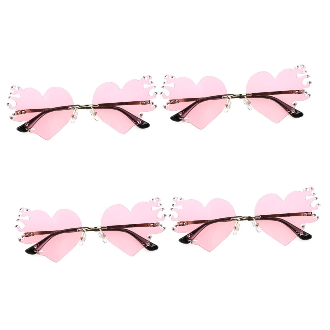 Солнцезащитные очки (4 шт. в упаковке) PACKOVE Trendy, Вечерние аксессуары, фото №1