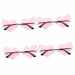 Солнцезащитные очки (4 шт. в упаковке) PACKOVE Trendy, Вечерние аксессуары - Фото 1