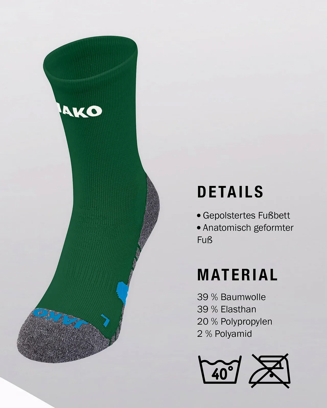 Тренувальні шкарпетки унісекс JAKO Training Socks, фото №4