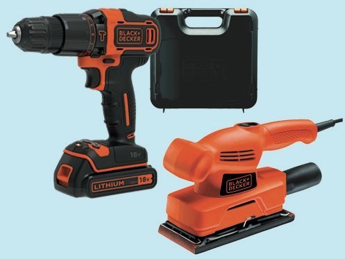 Шуруповерт BDCHD18 K + інструменти KA300, фото №1