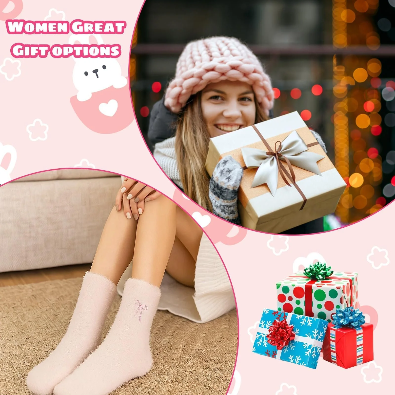 Термошкарпетки Жіночі Різнокольорові, 5 пар, фото №7