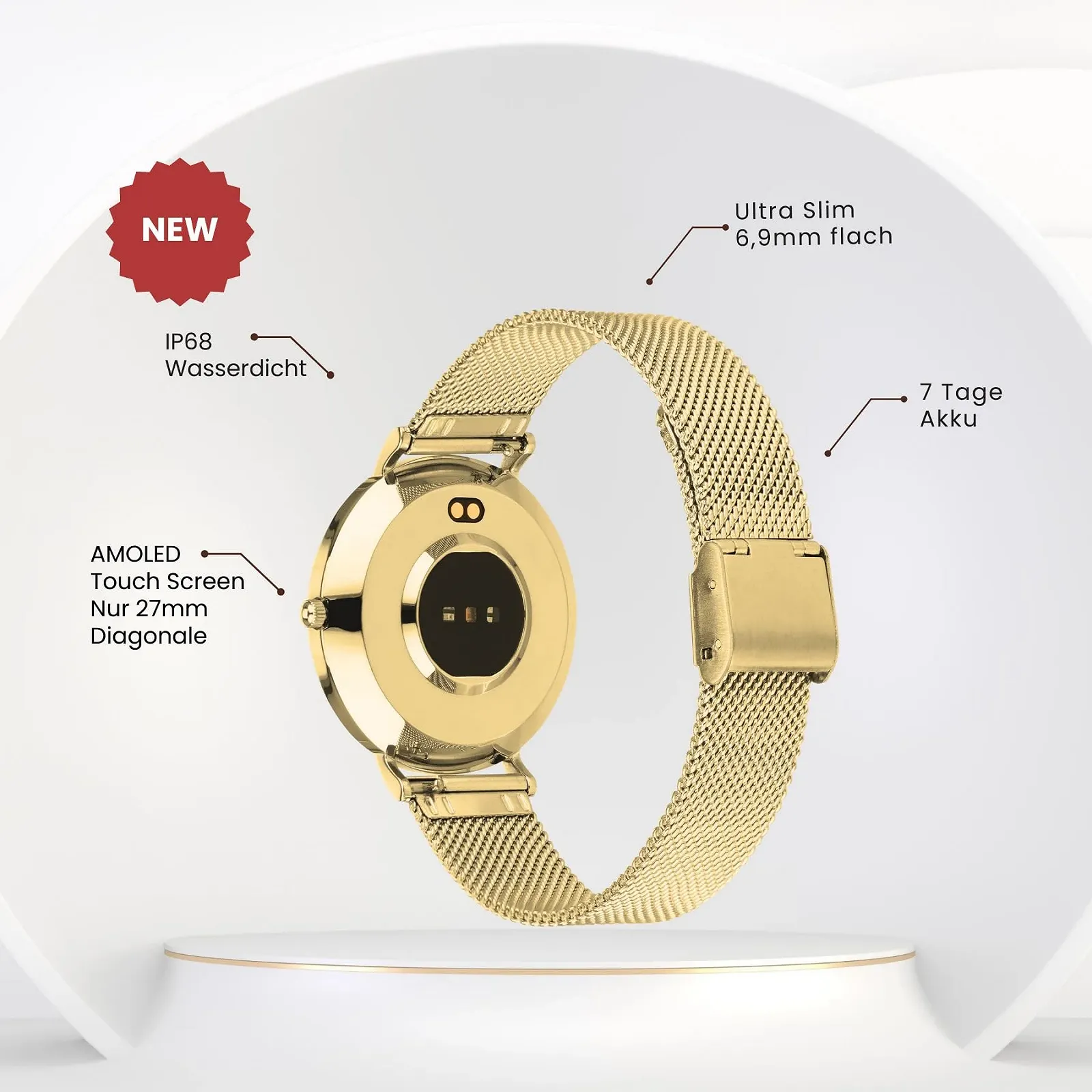 Смарт-годинник Жіночий XCOAST Siona 2 Classic, фото №8